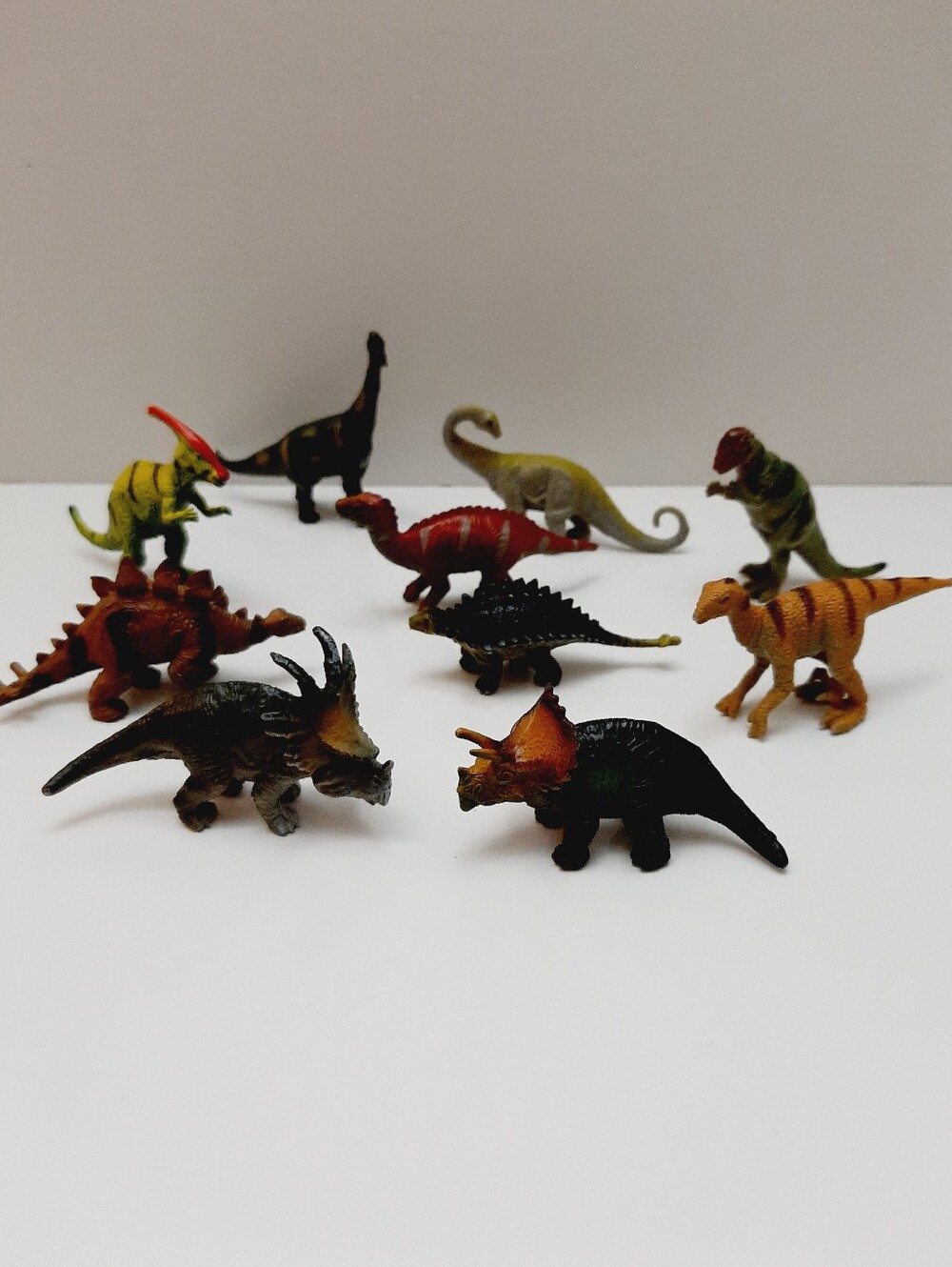 🍒4 for $20🍒 Colorful Dinosaur Figures Set 10pk Kids Toy Detailed Miniature